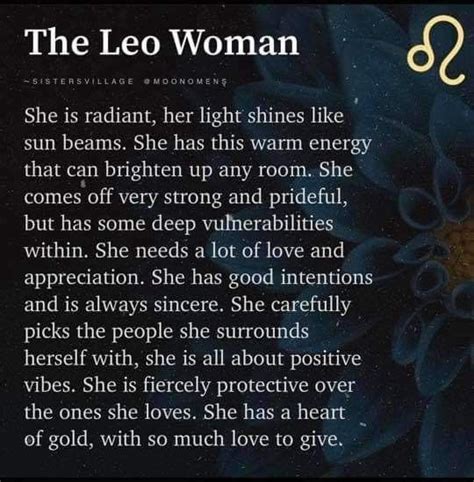 Pin By 𝓐𝓶𝔂 🦇🔮🌙🎃 On Leo The Lioness ♌ Leo Women Positive Vibes