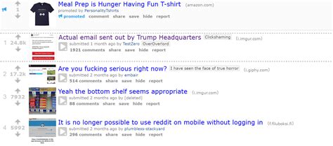 Reddit Promoted Ads In Top Section Look Exactly Like Regular Posts Rassholedesign