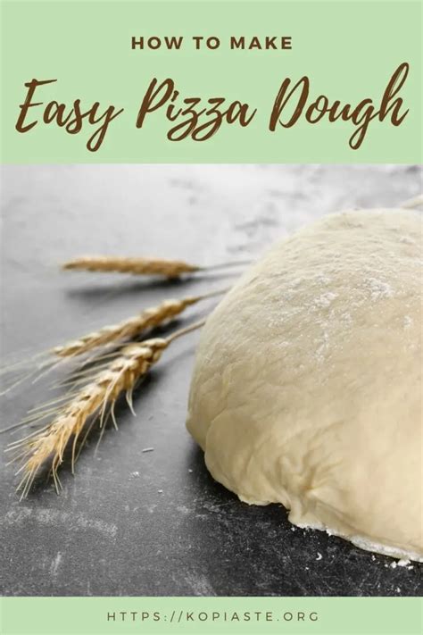 Easy Homemade Pizza Dough Kopiaste To Greek Hospitality