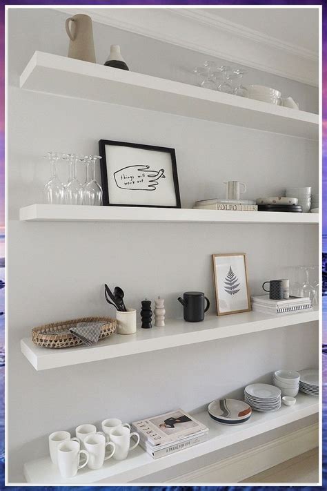 kitchen wall shelves ideas  maximize  space  style