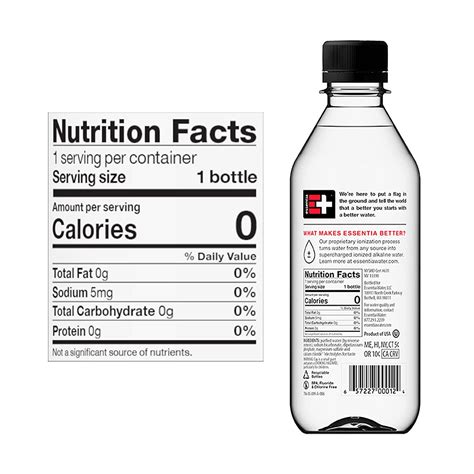 Essentia Water Ionized Alkaline Bottled Water Pure Ph Or