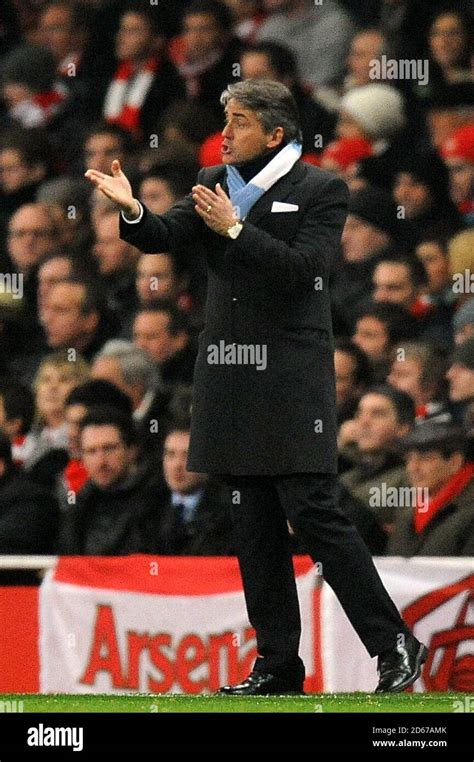 Roberto Mancini, Manchester City manager Stock Photo - Alamy