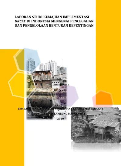 Laporan Studi Kemajuan Implementasi Uncac Di Indonesia Mengenai