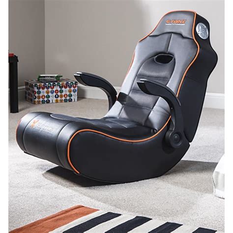 X Rocker Gforce 2 1 Floor Rocker Console Gaming Chair Upholstered