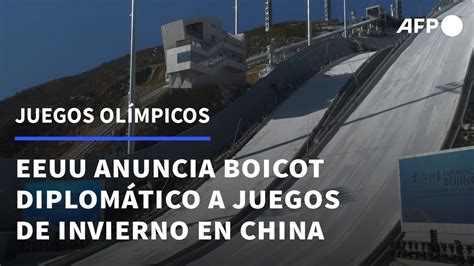 EEUU anuncia boicot diplomático a Juegos Olímpicos de Pekín 2022 y COI