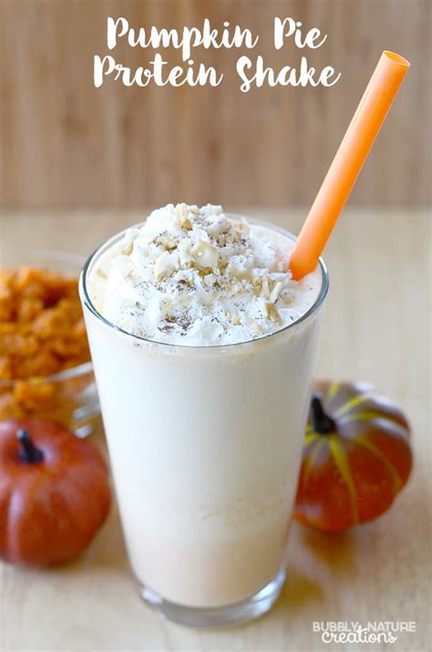 Pumpkin Pie Protein Shake ⋆ Sprinkle Some Fun