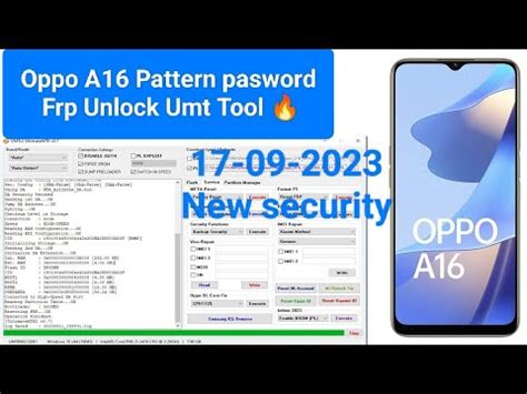 Oppo A16 CPH2269 Frp Unlock Umt Tool Oppo A16 CPH2269 Frp Unlock Umt