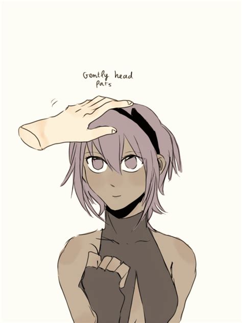 Hassan Of Serenity Getting Headpats Grandorder Cute Comics Anime