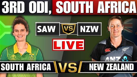 Live New Zealand Women Vs South Africa Women Rd Odi Durban Nzw