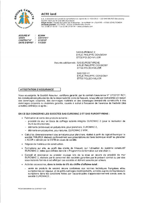 Fiche Attestation 2021 2 722127 RCG EUROMAC2