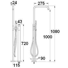 Candana Vola Fs Floor Mixer Specs