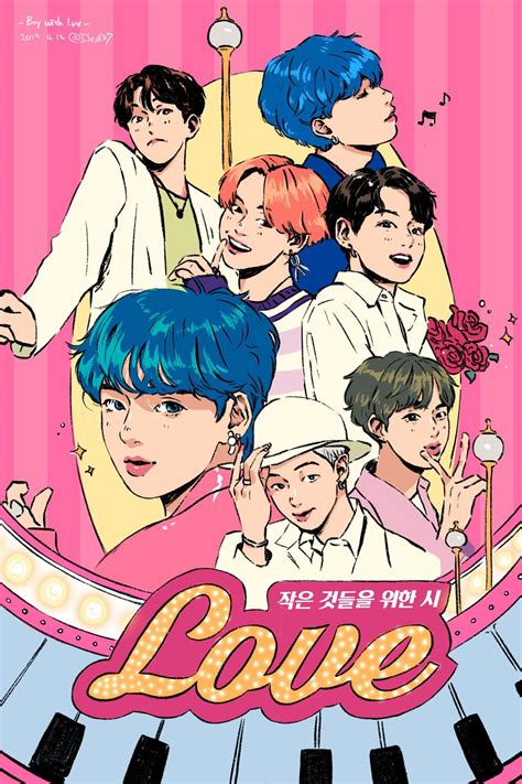 Bts Fanart Bts Desenho Fanart Bts Poster Pra Imprimir