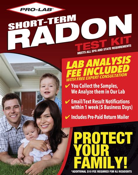 Radon Gas Test Kit (Short Term) | PRO-LAB® Test Kits