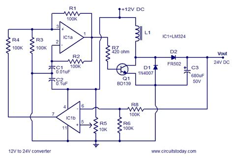 12v To 24v Converter Circuit Diagram