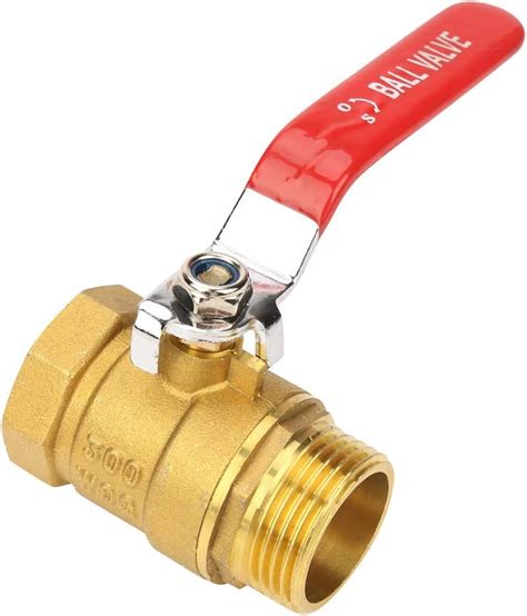 Pipe Ball Valve Sturdy Durable Level Handle Brass Pipe Ball Valve Male And Female Thread 1 Bsp