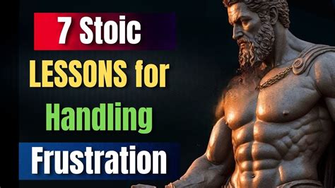 Mastering Frustration Essential Stoic Lessons For Inner Peace Youtube