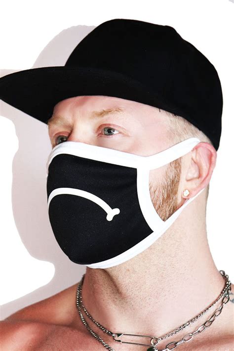 Sad Face Mask Black Marekrichard