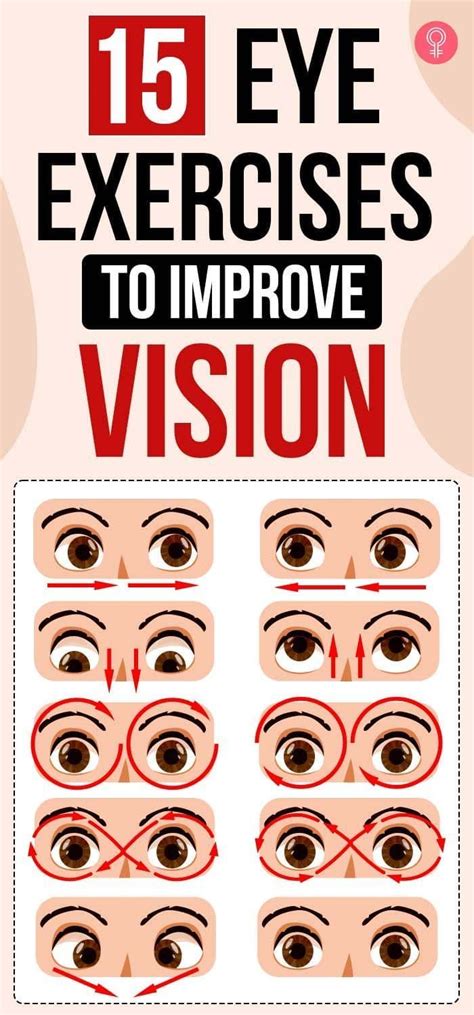 16 Eye Exercises To Boost Your Eye Muscles And Improve Vision Eye Exercises Eye Health Remedies