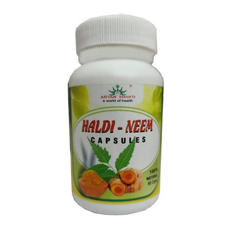 Neem Haldi Capsules At Rs 350 Bottle Neem Leaf Capsule In Vasai Id