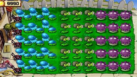 Plants Vs Zombies Survival Day 5 Flags Completed Winter Melon