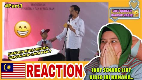 Kuis Sepeda Presiden Jokowi Terlucu Malaysianreaction Youtube