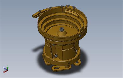 振动盘solidworks 2012模型图纸下载 懒石网