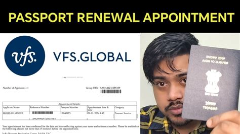 Passport Renewal Ke के लिए Appointment लेने Ka तरीका Vfs Global Me Account कैसे बनाए Indian