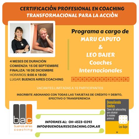 Buenos Aires Coaching Certificacion En Coaching Profesional