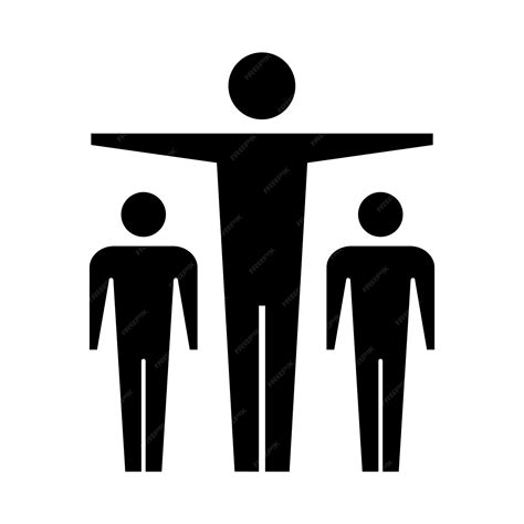 Premium Vector Leadership Icon Vector Group Of People And Leader