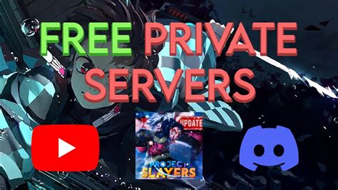 Free Private Server Codes For Project Slayers Youtube