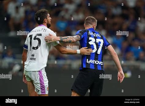 Agosto Milano Italia Sport Calcio Fc Inter Vs