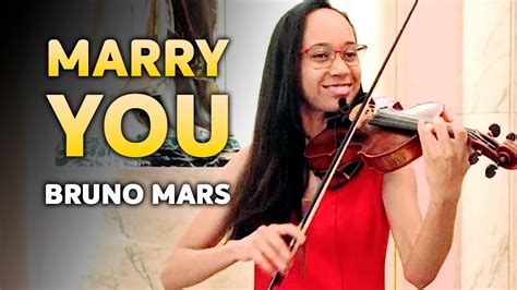 Marry You Bruno Mars Instrumental Violino Música Para Casamento