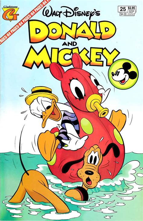 Walt Disneys Donald And Mickey 25 Fine 6 0 Gladstone Comic