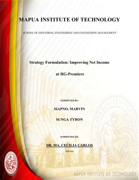 mapua institute of technology - Mapúa Institute of Technology