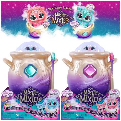 Magic Mixies Magical Misting Cauldron With Interactive 8 Inch Blue