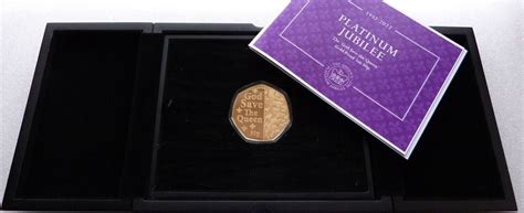 Pence Elizabeth Ii Platinum Jubilee Gold Oz Isle Of Man