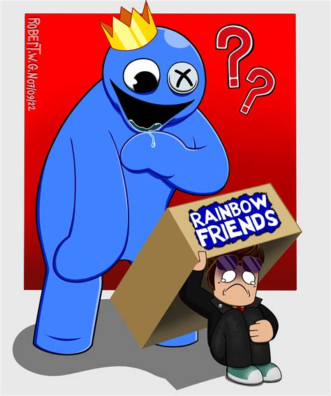 Hope he doesn't find me-Rainbow Friends Fanart by RWGN on DeviantArt