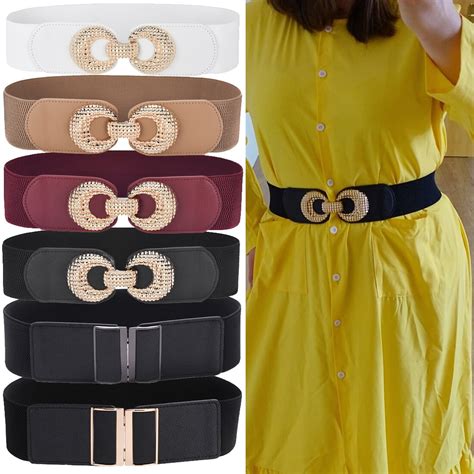 Wide Elastic Plus Size Dress Belt For Women Fashion Waist Belts Stretch