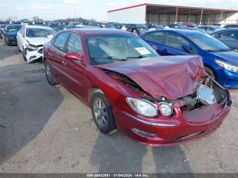 2G4WD582591215744, 2009 Buick Lacrosse Cxl on IAAI