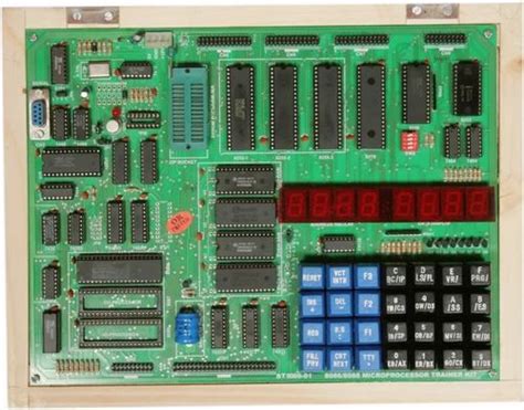 Microprocessor And Microcontroller Trainer 8085 Microprocessor Trainer Led Ver St808501