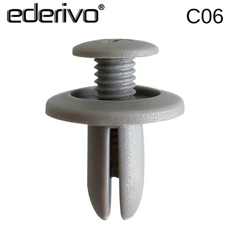 Ederivo Pcs C Mm Hole Nylon Car Fastener Clips Automotive Fender