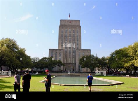 city hall houston texas USA Stock Photo - Alamy