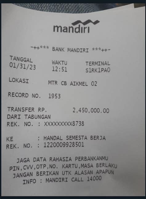 Cara Deposit Akun Via Bank Mandiri Hsb Investasi