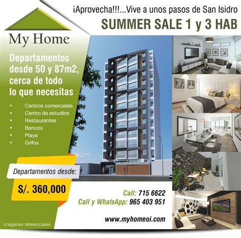 Flyer Realizado Para Inmobiliaria My Home Disenos De Unas