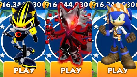 Sonic Dash Metal Mach Vs Infinite Vs Pirate Sonic All Characters