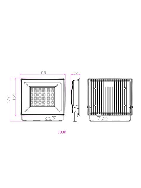 אופטו פרוז’קטור LED 100W | מחסני תאורה