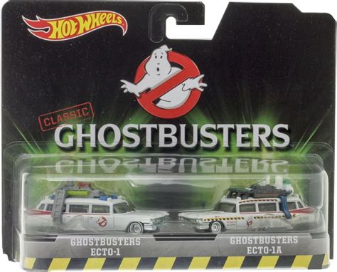 Amazon ゴーストバスターズ クラシック ホットウィール 1 64スケール ダイキャストカー 2パック エクトワン エクトワンA GHOST BUSTERS CLASSIC HOT