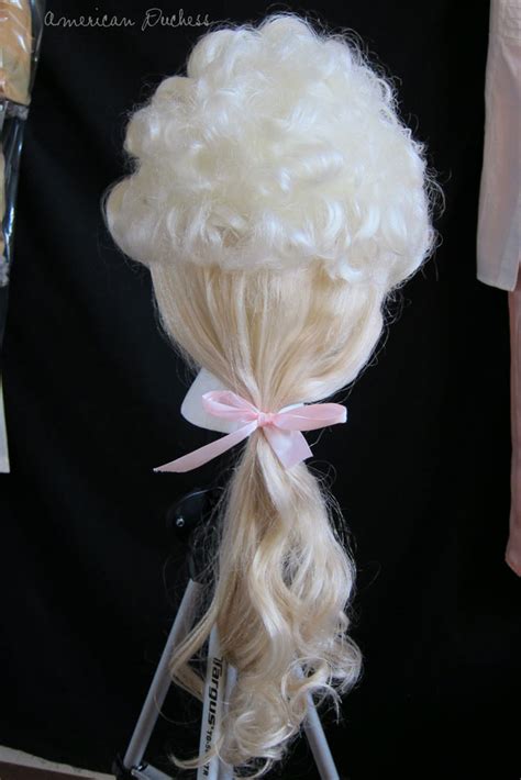 How To Make An 18th Century Wig From An Affordable Costume Wig ~ American Duchess