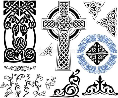 Celtic Patterns stock vector. Illustration of background - 12486103