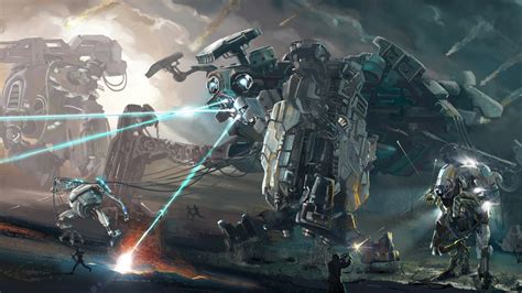 4591191 Artwork Concept Art Robot Fantasy Art War Mech Warhammer 40 000 Tau Rare